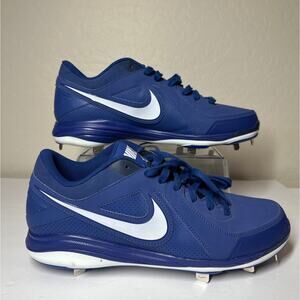 Nike Baseball MVP Pro Metal Cleats Deep Royal Blue 524641-410 Size 14